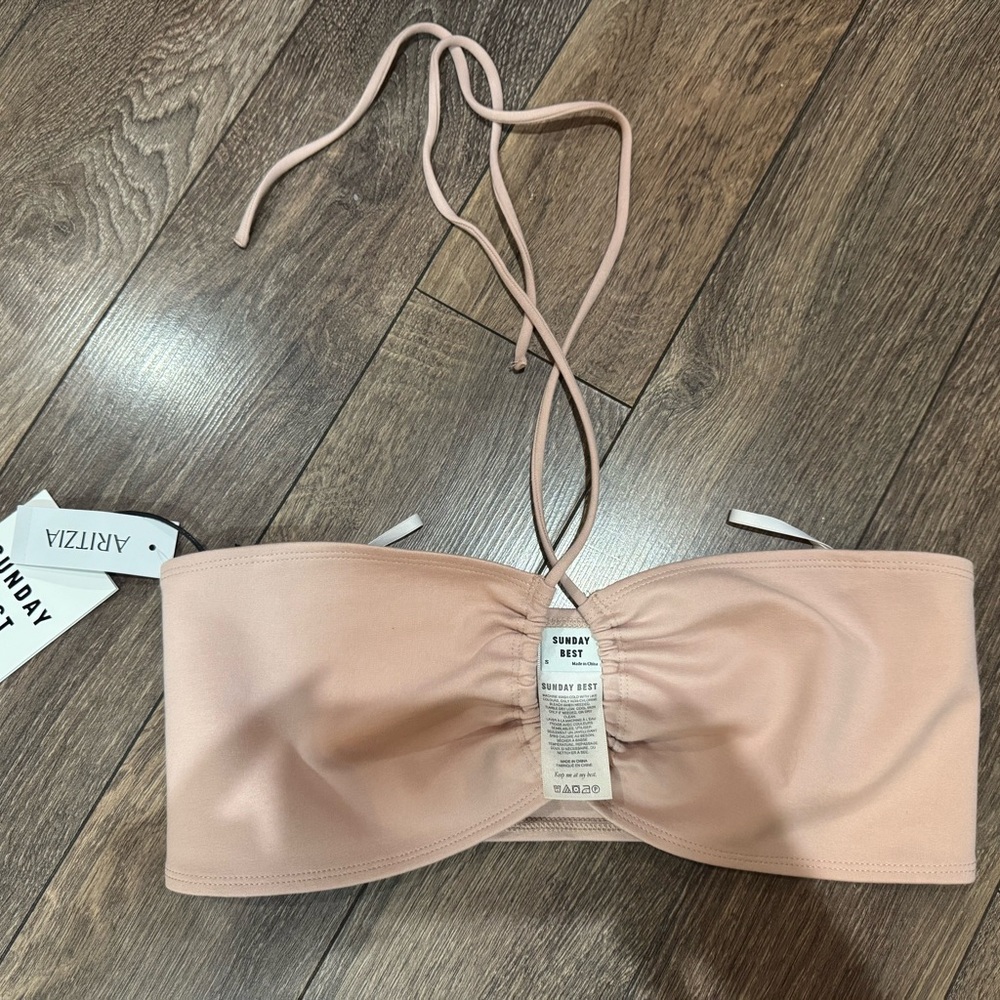 sunday best crop halter NWT
